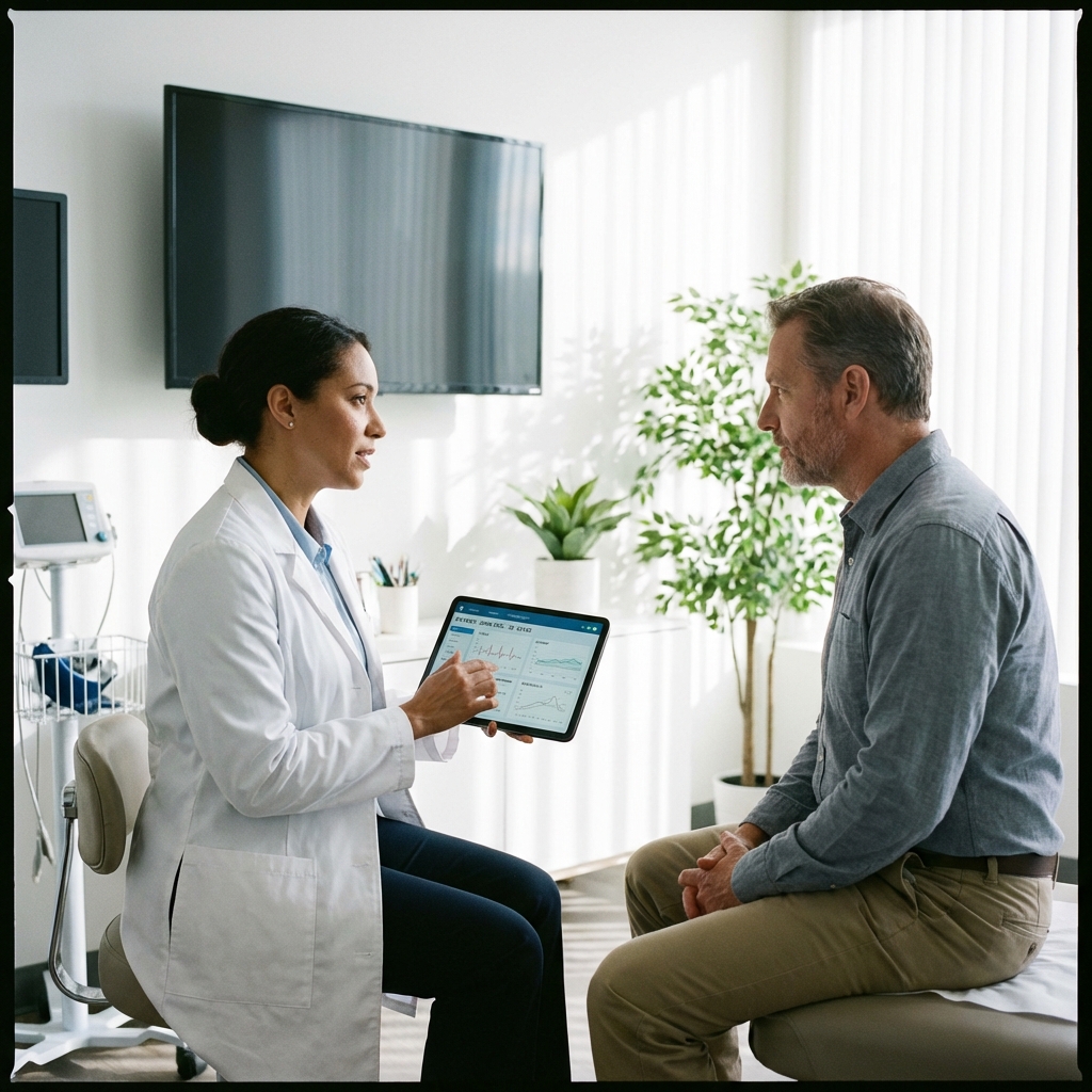 Doctor usando CliniMedic